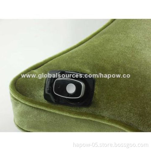 New Hands-free Mobile Phone Call by Memory Foam Car Pillow, Bluetooth Headset with Permanent Power